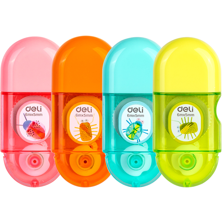 Корегуюча стрiчка DELI EH350 мiкс 5ммх6м Comiko, блістерне пакування